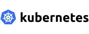 Logo de Kubernetes, una plataforma de orquestación de contenedores utilizada por ADMIN TI para la gestión de aplicaciones y microservicios.