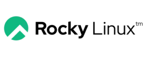 Logo de Rocky Linux, una distribución de Linux de código abierto utilizada por ADMIN TI para gestionar servidores y sistemas en entornos empresariales.